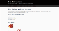 Desktop Screenshot of bestantivirus.com